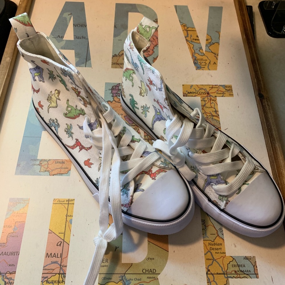 NWOT Dino Sneakers - size 9